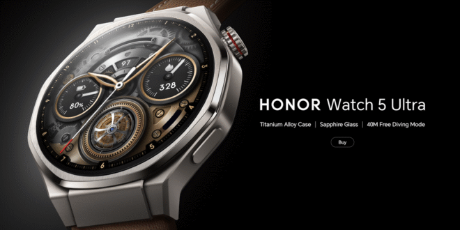 Honor Watch 5 Ultra, Jam Tangan Canggih Ini Bisa Diajak Menyelam Lebih Dalam!