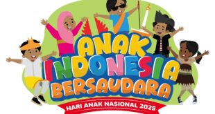Rayakan Keceriaan, Logo dan Tema Hari Anak Nasional 2025 yang Inspiratif