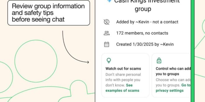Waspada! WhatsApp Beri Sinyal Bahaya Sebelum Gabung Grup Aneh